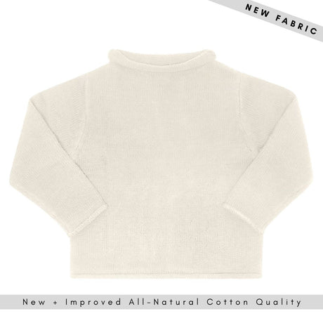 Rollneck Sweater in Ivory