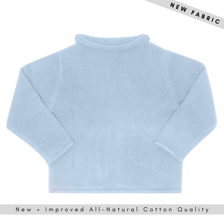 Rollneck Sweater in Light Blue