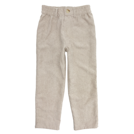 beige corduroy pant on a white background