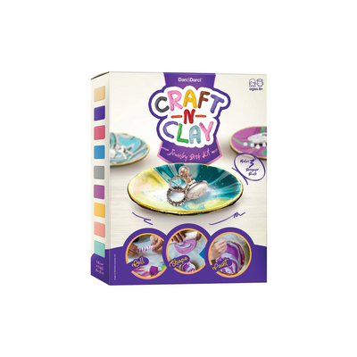 Craft 'n Clay - Jewelry Dish Making Kit front