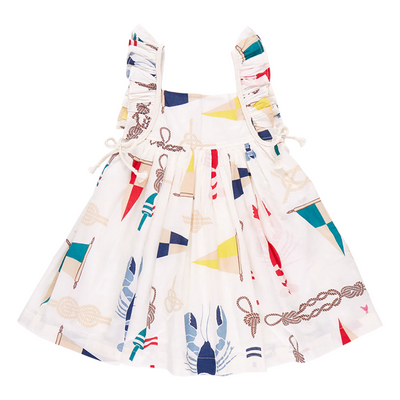 Ailee Dress - Nautical Notions front
