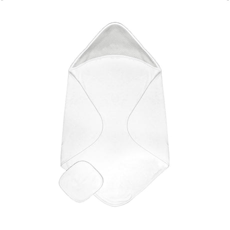 Diamond Baby Towel + Wash Set in Grey