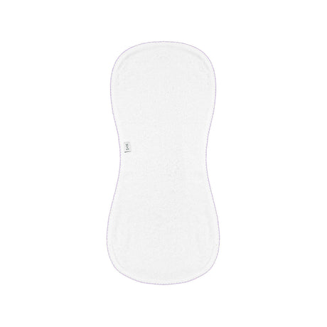 Terry/Picot Baby Burp Cloth in Lavender