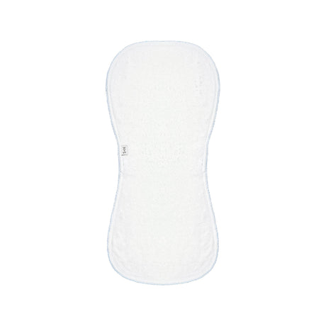 Terry/Picot Baby Burp Cloth in Light Blue