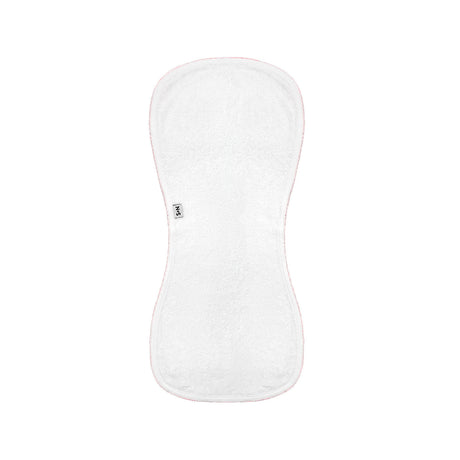 Terry/Picot Baby Burp Cloth in Light Pink
