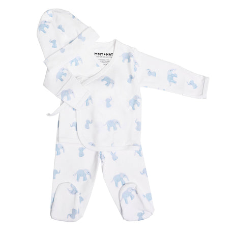 Tiny Elephant Take Me Home Set in Blue