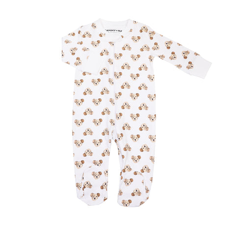 Puppy Love Zipper Romper no feet
