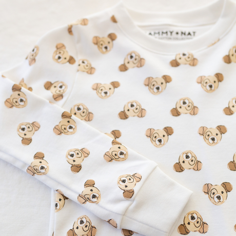 Puppy Love Pajama Set details