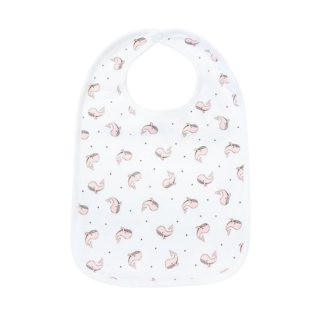 bib with pink whales