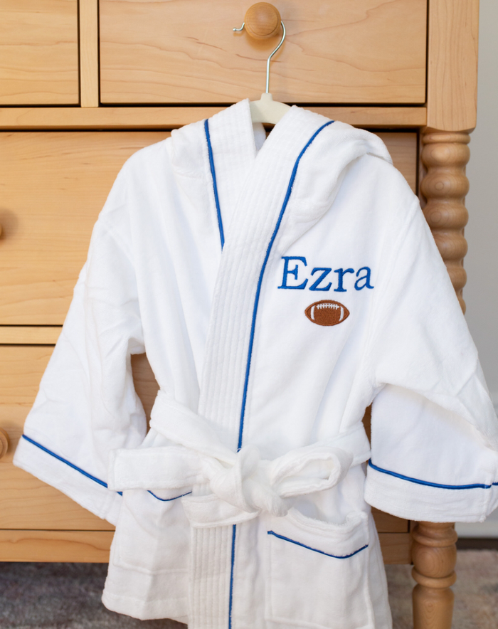 Boy bathrobe monogrammed for the perfect gift