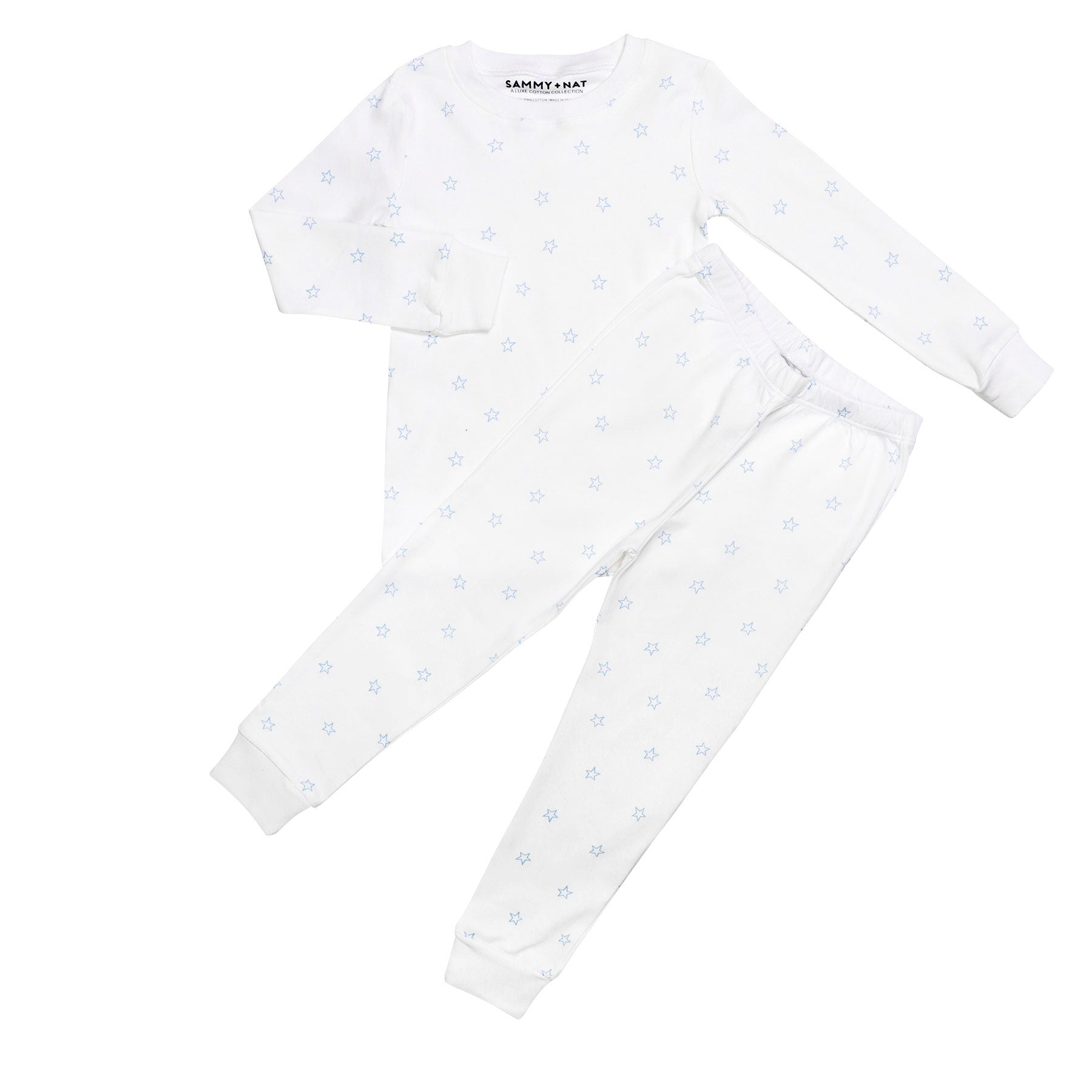 baby boy blue star zone snug pajama set