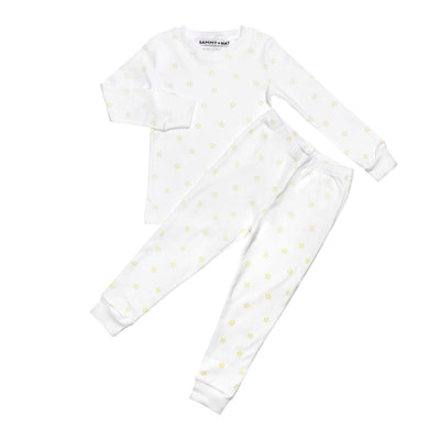 Tiny Stars Pajama Set in Yellow