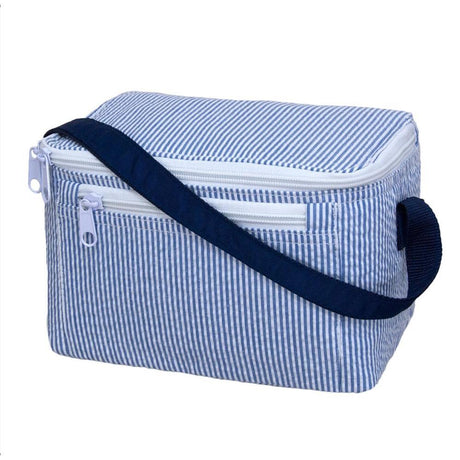 Seersucker Lunch Box in Navy