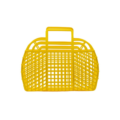 Retro Jelly Basket in Yellow