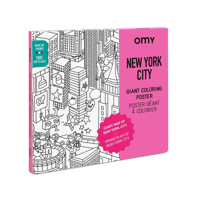 New York City Giant Coloring Poster