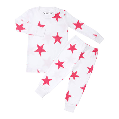 pink star pajama
