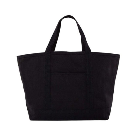 medium tote in black
