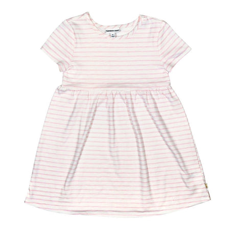 pink stripe dress
