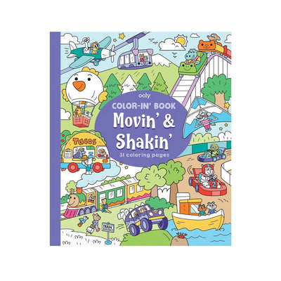 Color-in' Book: Movin' & Shakin'