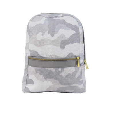 grey camo backpack