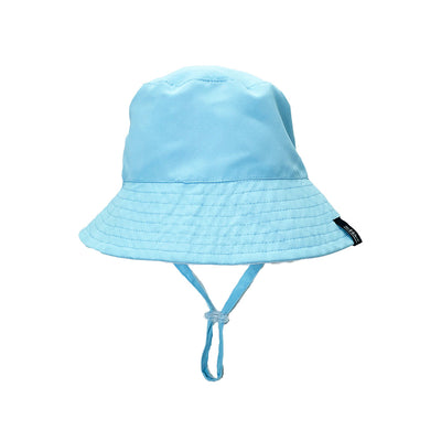 Suns Out Reversible Bucket Hat in Crystal Blue