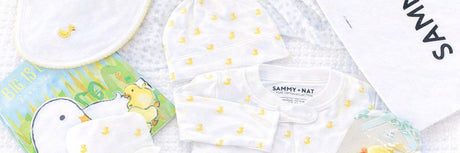 Group of baby gifts