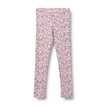 Jules Jersey Leggings in Pink Blue Flowers