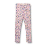 Jules Jersey Leggings in Pink Blue Flowers