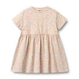Anna Jersey Dress in Blush Flower Meadow