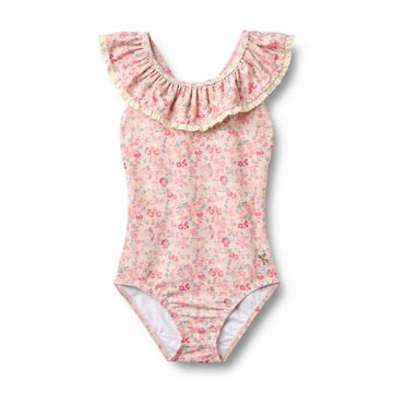 Doris Swimsuit in Powder Flowers And Seashells