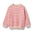 Harlow Jacquard Pullover in Powder Stripe