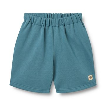 Aksel Sweat Shorts in Blue Teal