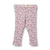 Jules Jersey Leggings in Pink Blue Flowers