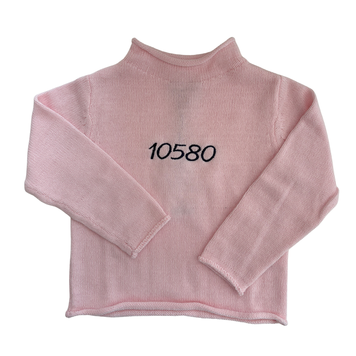 10580 Rollneck Sweater in Pink