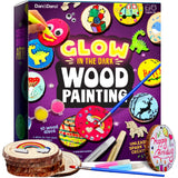 Glow-in-the-Dark Wood Painting Craft Kit