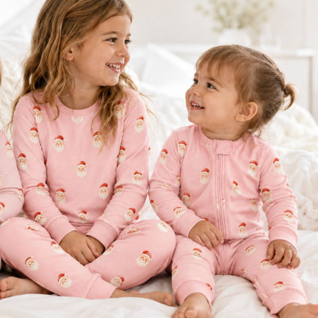 Sweet Santa Pajama Set in Vintage Pink - Sammy and Nat - Sammy+Nat store