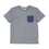 Henry Pocket Tee in Heather Grey