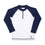 rashguard in navy and white