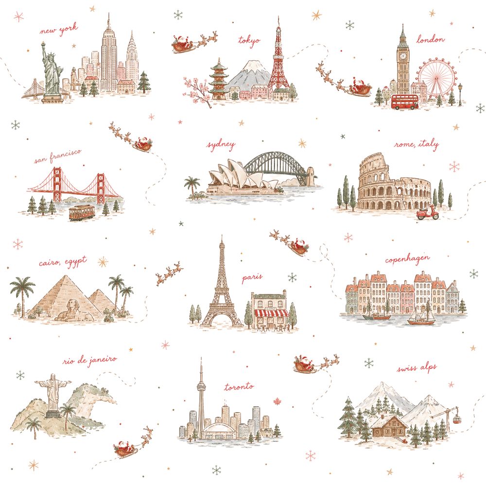 Santa's Christmas Journey Pajama Set