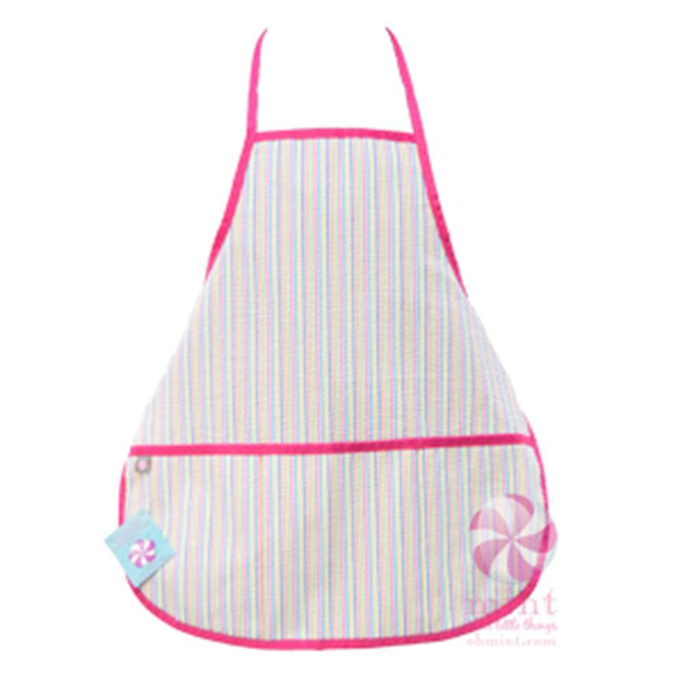 Seersucker Art Smock in Rainbow