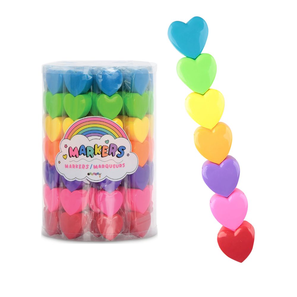 Heart Stackable Markers