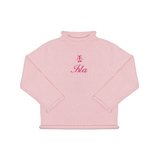 Rollneck Sweater in Pink 