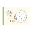Book cover of 'The Odd Egg' by Emily Gravett with a cartoon duck and large spotted egg.