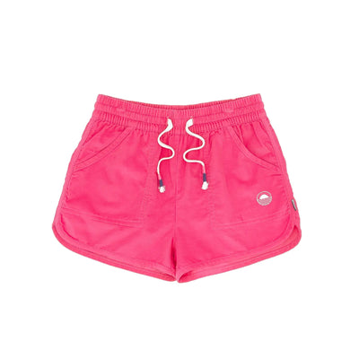 Daisy Corduroy Shorts in Hot Pink