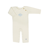 Baby Cozy Knit Romper in Ivory