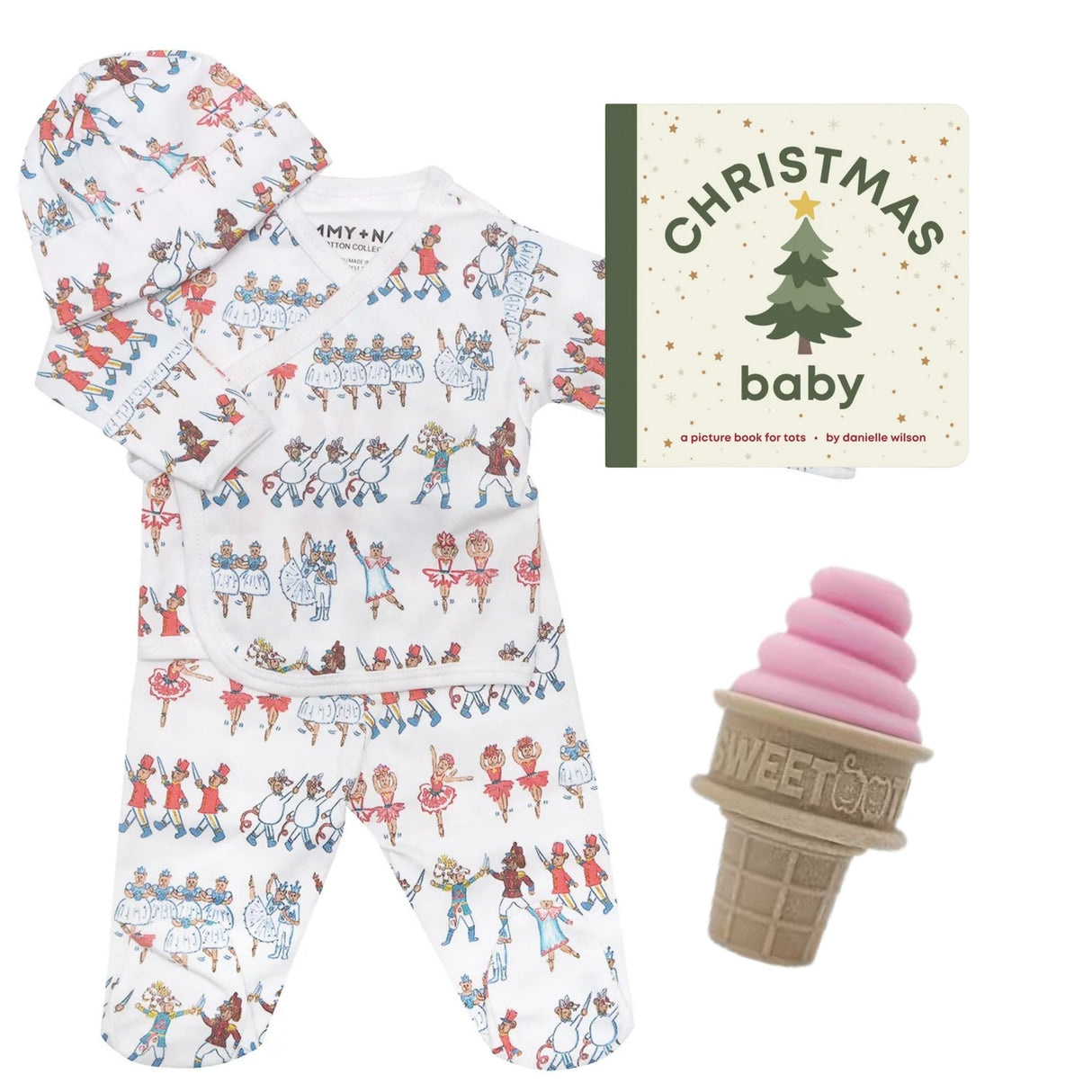 Newborn Baby Gift Set - Nutcracker/Pink
