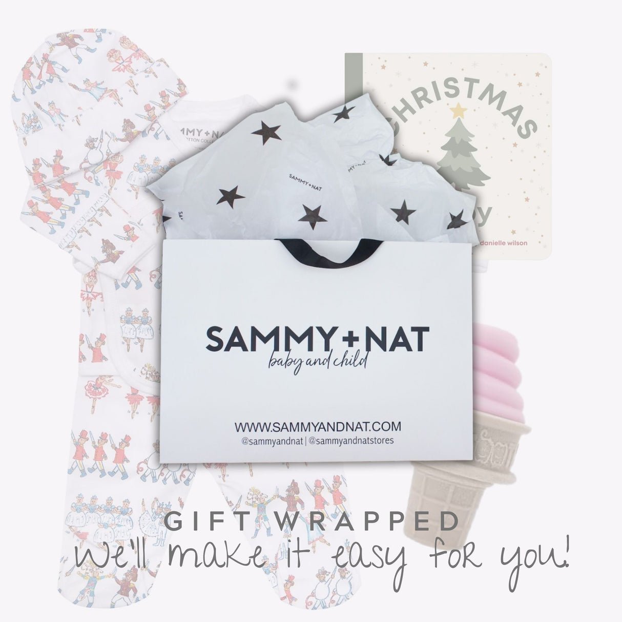 Newborn Baby Gift Set - Nutcracker/Pink