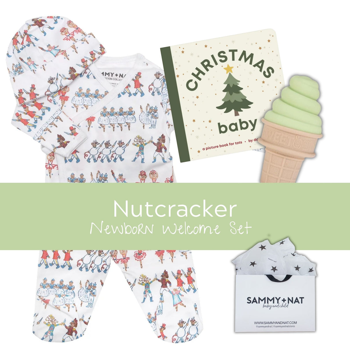 Newborn Baby Gift Set - Nutcracker/Green