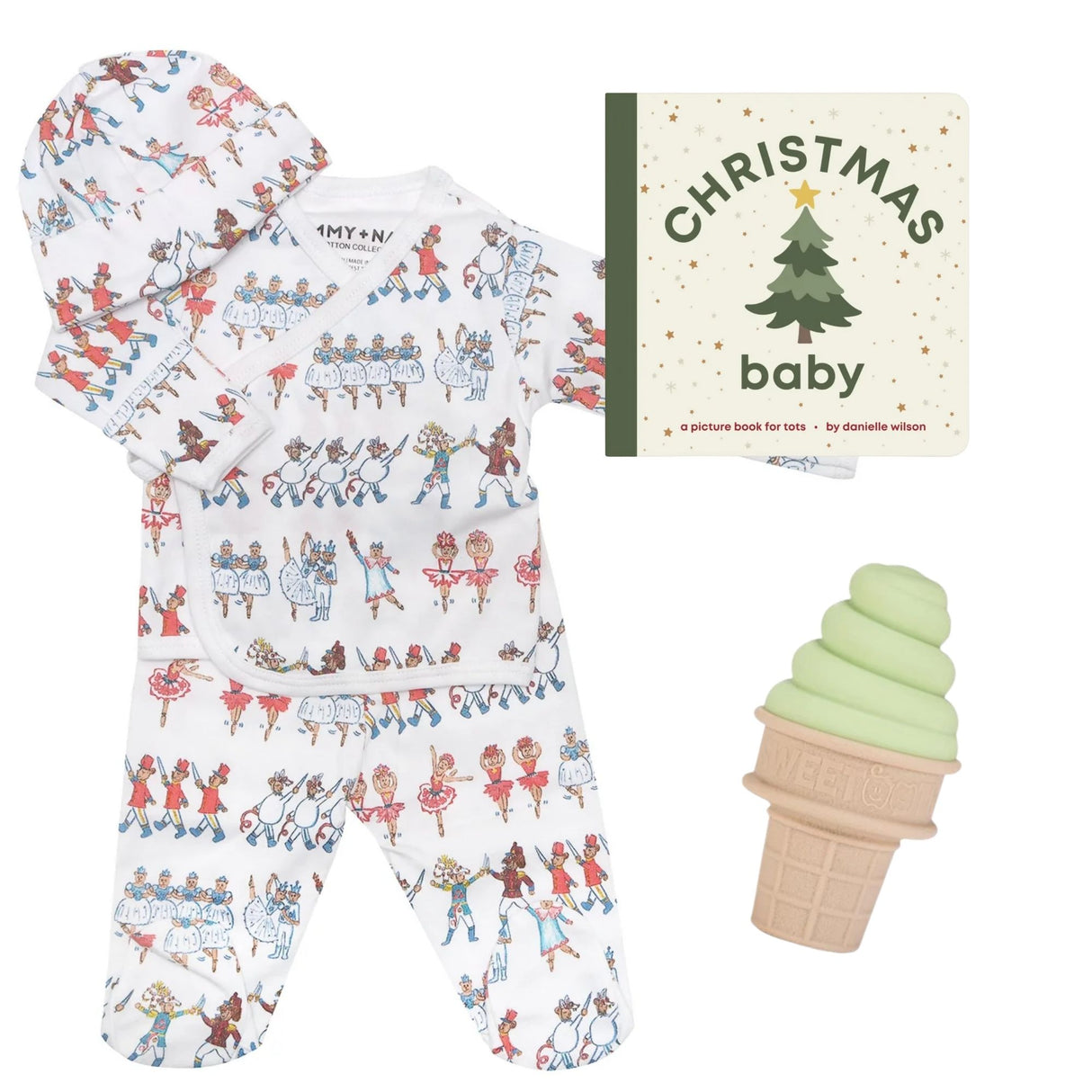 Newborn Baby Gift Set - Nutcracker/Green