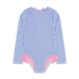 Coastal Cutie Surf Suit in Marina Blue